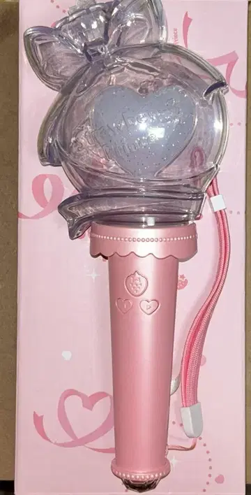 스토푸리 딸기 리본 응원봉