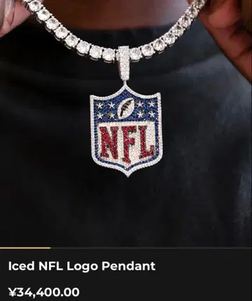 GLD 미식축구 목걸이 정가 34400엔