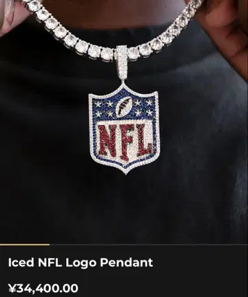 GLD 미식축구 목걸이 정가 34400엔