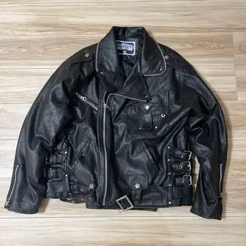 HARLEY 더블 라이더 자켓 블랙 LB