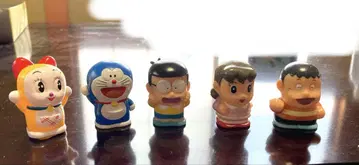 도라에몽 손가락 인형 피규어 소프트 비닐 레트로 에포크사 쇼와