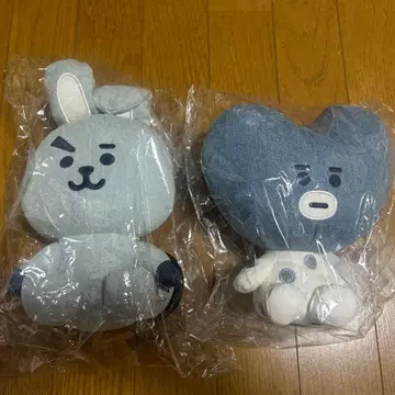 BT21 데님 봉제 인형 TATA&COOKY