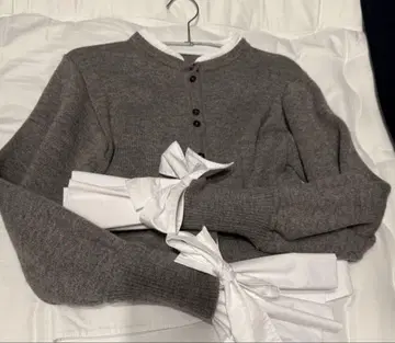 Bibiy ANGELIQUE KNIT 리본 니트 스웨터