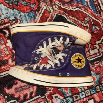 보라색 ALL STAR 하이컷 스니커즈