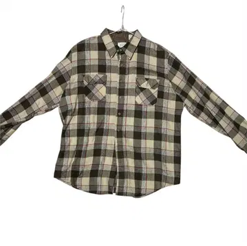 Sears 체크 무늬 긴팔 셔츠 타월 셔츠