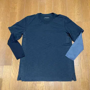 새상품급 [JACQUES NYC] 레이어드 스트레치 티셔츠 S