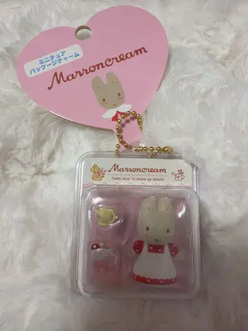 산리오 미니어처 패키지 참 미니어처 토이 마론 크림