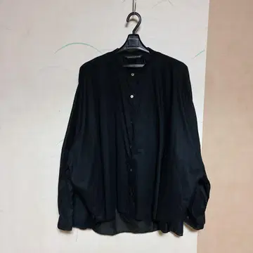 mizuiroind/미즈이로 인드 백 개더 와이드 셔츠