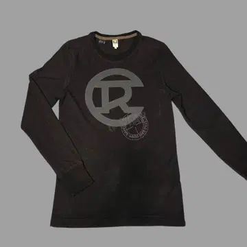 G-STAR RAW 롱티 페이드 프린트 디자인 블랙