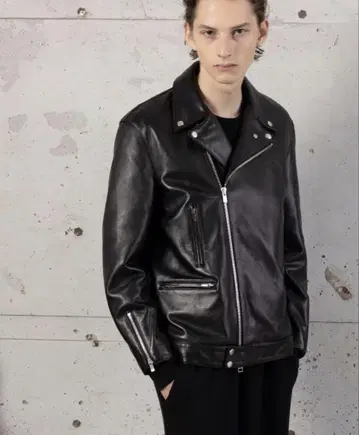 MB ULTIMATE FABRIC 더블 가죽 라이더 자켓