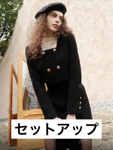 S 사이즈 숏 기장 자켓 + 타이트 스커트