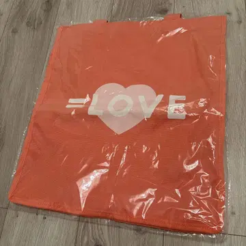 =LOVE 스퀘어 토트백 2024 핑크