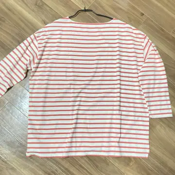 [새상품급] jarnal standard luxe 핑크 보더 바스크 셔츠