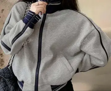 SHEIN 드롭 숄더 맨투맨 자켓