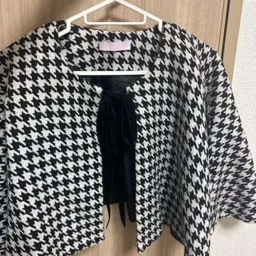 질튀 케이프 코트 pattern cape&dress