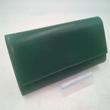컨디션 최상 JIL SANDER 질 샌더 장지갑 지갑 이단 접이식 그린