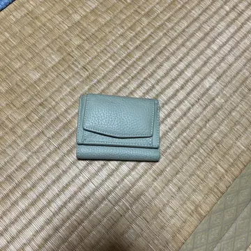 그린 가죽 코인 케이스