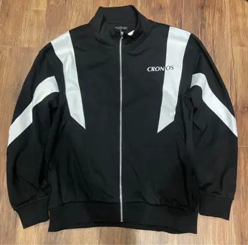 [ 미사용 ] CRONOS 집업 자켓 블랙 트레이닝 저지