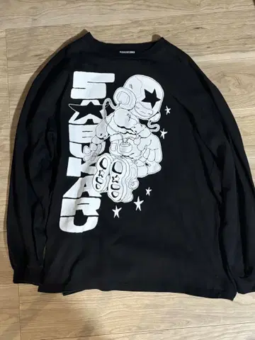 Yamepi x Sabukaru 롱 슬리브 T셔츠