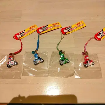 2002년 헬로키티 바이크 서킷 한정판 끈 키 세트