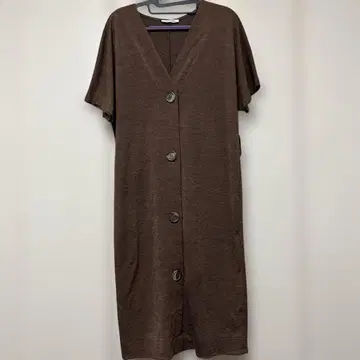 ZARA 브라운 버튼 원피스 S