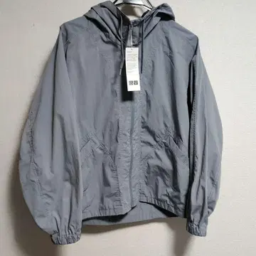 UNIQLO U 후디드 블루종 그레이