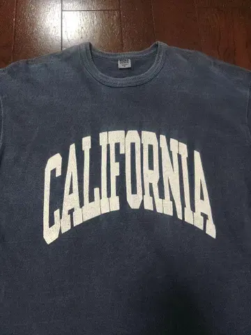 BARNS California 긴팔 티셔츠 M 피그먼트 염색 네이비
