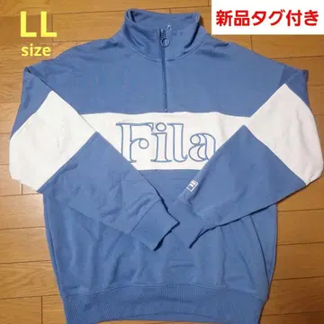 새상품 Fila 하프 지퍼 쭈리 트레이닝복 맨투맨 LL 사이즈 로고