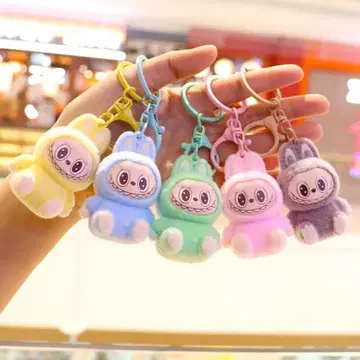 러브부 LABUBU 귀여운 컬러풀 캐릭터 키링 5개 세트