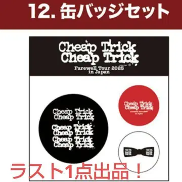 치프 트릭 / Cheap Trick 일본 공연 한정판 굿즈 캔뱃지 세트
