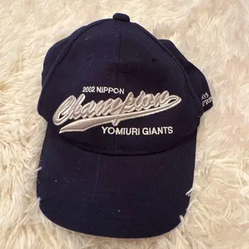 미사용 새상품 요미우리 자이언츠 2002 Champion 캡