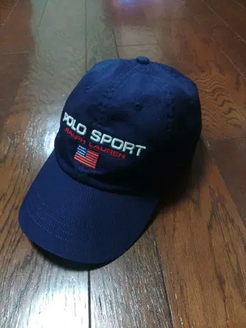 POLO SPORT 캡 90S 네이비 그린 빨간색