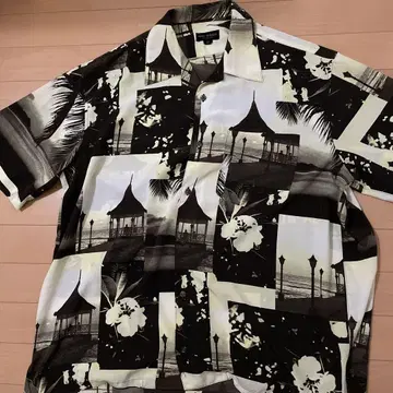 알로하 셔츠 반팔 멘티노라스 프리 사이즈 새상품급