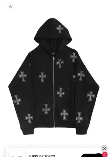 UNKNOWNlondon 크로스 후드티