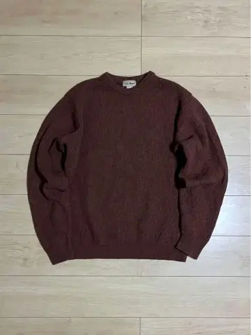 LLbean USA제 램스울 크루넥 니트 L 사이즈 상당