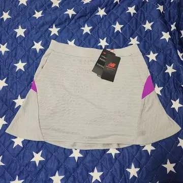 미사용 새상품: 뉴발란스 여성용 스커트 M 그레이/퍼플