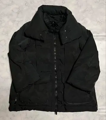 UNIQLO +J 하이브리드 다운 숏코트 블랙 M