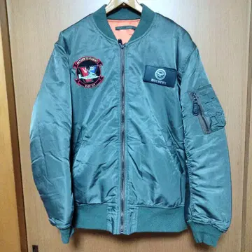 HOUSTON MA-1 플라이트 자켓 올리브 그린