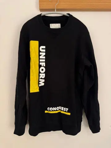 sacai 풀오버 맨투맨 블랙