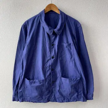 빈티지 프랑스군 워크 자켓 70s 밀리터리 커버올