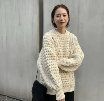 CLANE 클라네 케이블 짜임 니트 스웨터