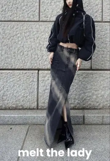 새상품급 meltthelady denim17 멜트더레이디 롱 스커트
