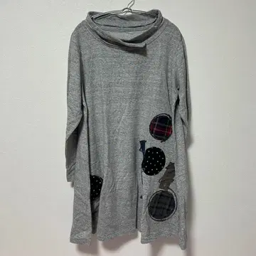 2024 모델 자우 스트레치 미니 쭈리 튜닉 아지메 그레이 워셔블 L