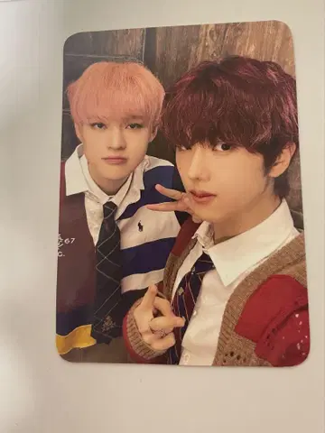 NCT DREAM 팬미팅 입장자 한정판 케미 트레이딩 카드 천러 지성