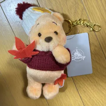 디즈니 스토어 푸우 봉제 인형 키체인 키링