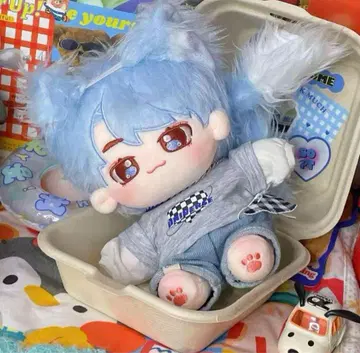 TXT 태현 파란 머리 20cm 인형 봉제 인형