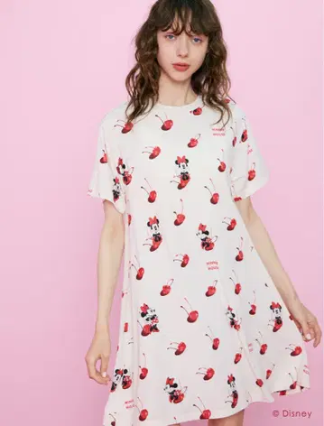[ 판로 한정 상품 ] Minnie/프린트 원피스