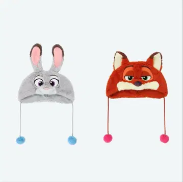 2개 세트 주토피아 주디 닉 팬캡 디즈니