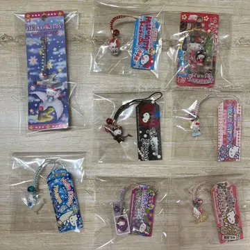 지역 한정 키티 헬로키티 족쇄 스트랩 초레어 8개 묶음 판매 한정품