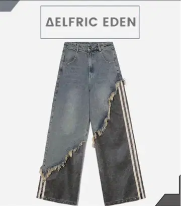 AELFRIC EDEN 빈티지 패치워크 청바지 사이즈 28